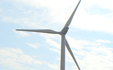 中部浄化センター内の風力発電整備